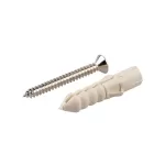 พุกพลาสติก #6+น็อตชุบ